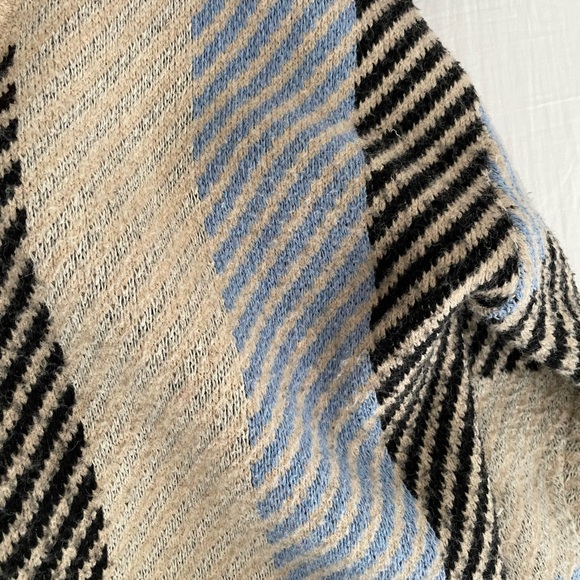 K-pop style checkered loose sweater - Picture 6 of 9